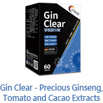 Gin Clear: Precious Ginseng,Tomato and Cacao Extracts